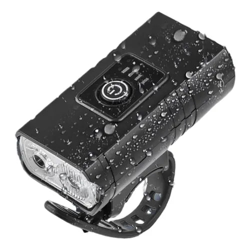 Farol para bicicleta recarregável