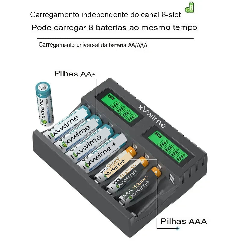 Carregador de pilhas